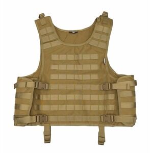 MG Flash Force Tactical Airsoft Paintball Survival Vest Adjustable Tan/Green
